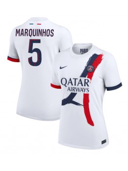 Paris Saint-Germain Marquinhos #5 Zenski Gostujuci Dres 2024-25 Kratak Rukavima